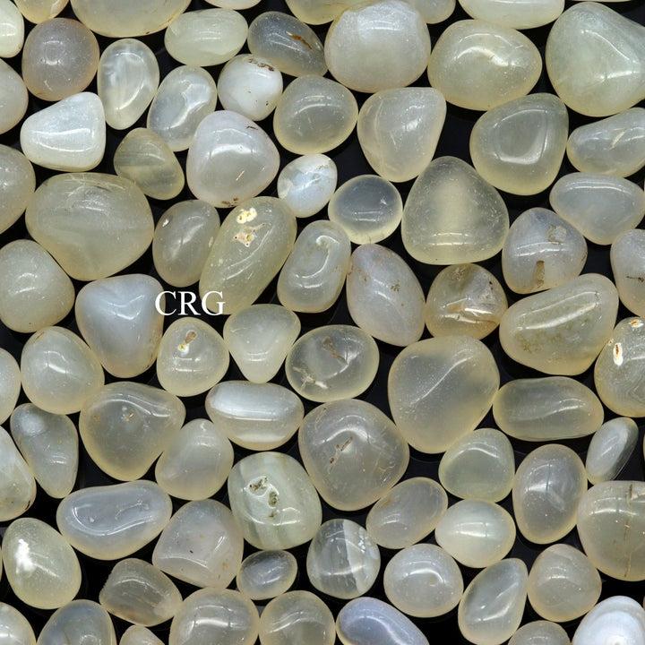 Tumbled White Agate / 20 - 40mm AVG - 1 KILO LOTCrystal River Gems