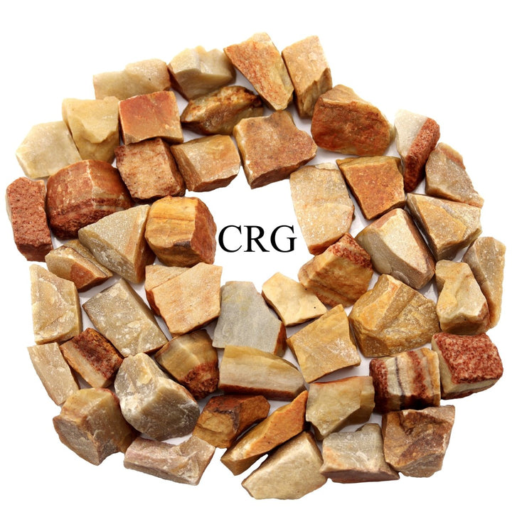 Rough Yellow Aventurine / 25 - 40mm AVG - 1 KILO LOTCrystal River Gems