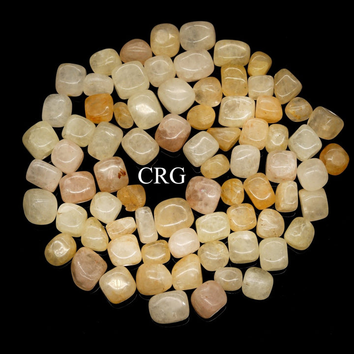 Tumbled Yellow Quartz / 20 - 50mm AVG - 1 KILO LOTCrystal River Gems
