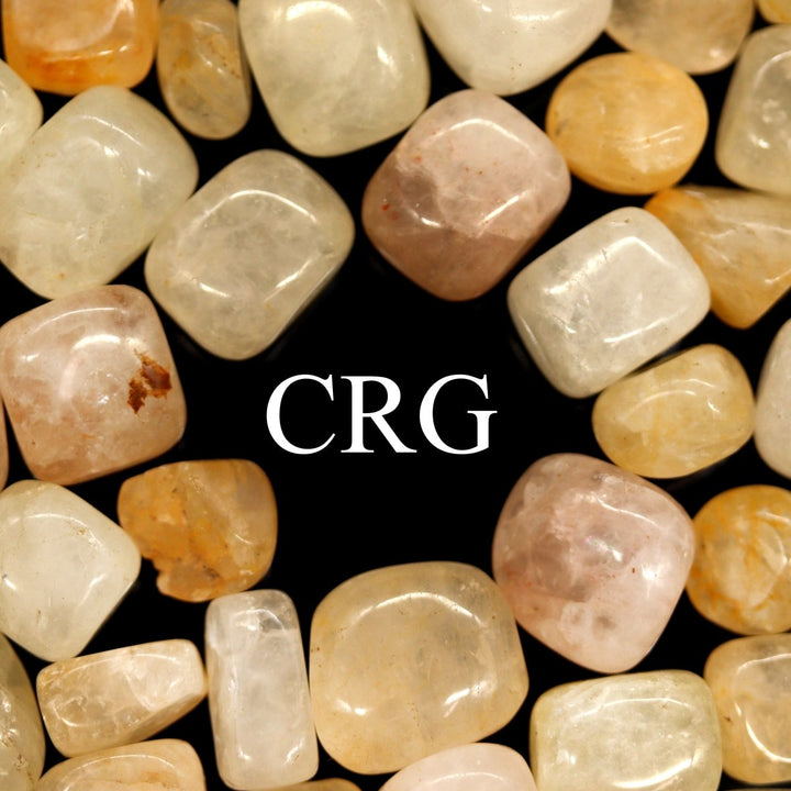 Tumbled Yellow Quartz / 20 - 50mm AVG - 1 KILO LOTCrystal River Gems