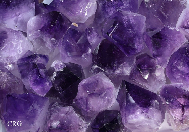 Raw Extra Quality Amethyst Points / 70 - 90mm AVG - 1 KILO LOTCrystal River Gems
