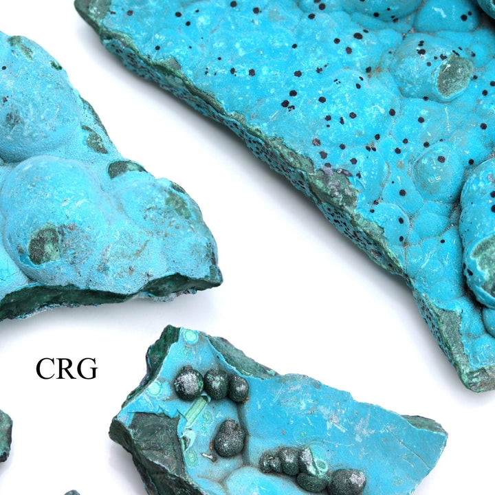 Malachite Freeforms with Chrysocolla / 2 - 5" AVG - 1 KILO LOTCrystal River Gems