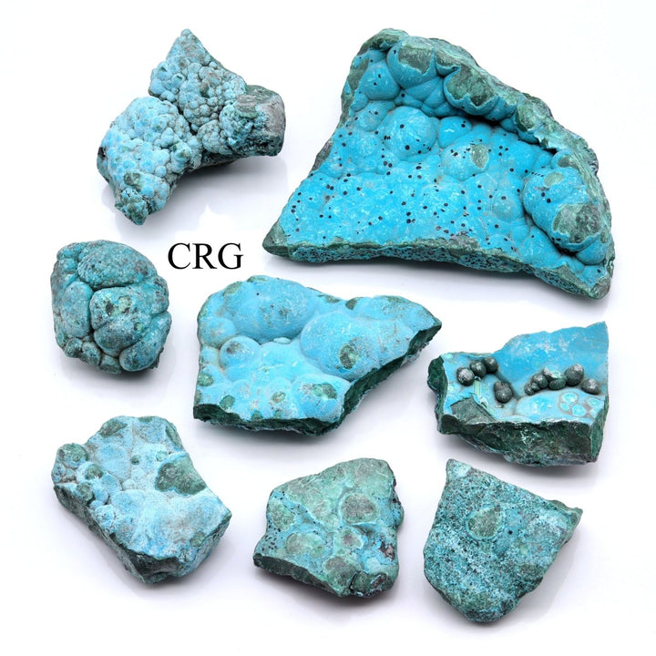 Malachite Freeforms with Chrysocolla / 2 - 5" AVG - 1 KILO LOTCrystal River Gems
