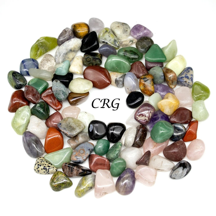 Tumbled Small A88 Gemstone Mix / 0.5" AVG - 1 KILO LOTCrystal River Gems