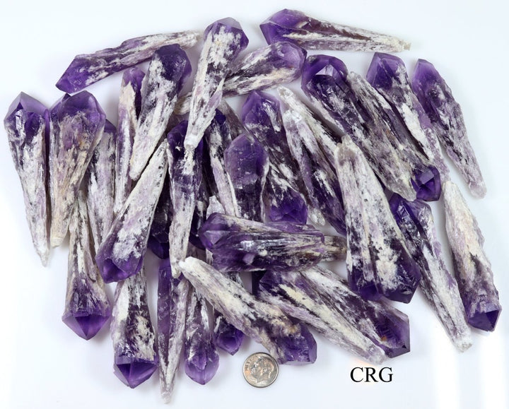 Raw Amethyst Cathedral Points / 1.5 - 2.5" AVG - 1 LB. LOTCrystal River Gems