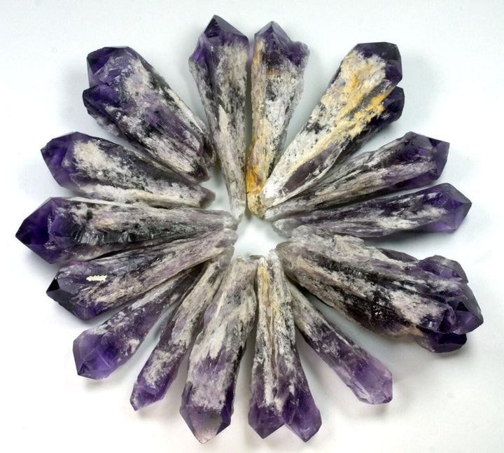 Raw Amethyst Cathedral Points / 1.5 - 2.5" AVG - 1 LB. LOTCrystal River Gems