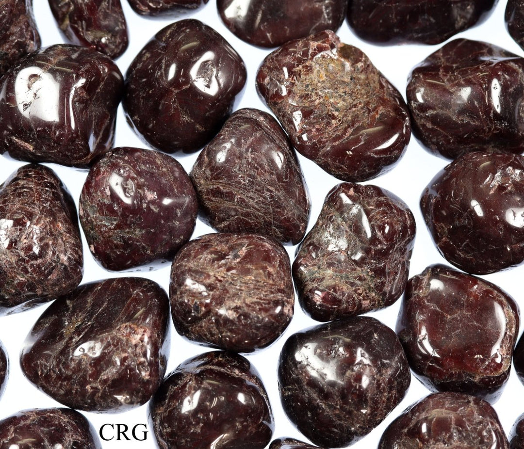 Tumbled Garnet / 20 - 40mm AVG - 1 KILO LOTCrystal River Gems