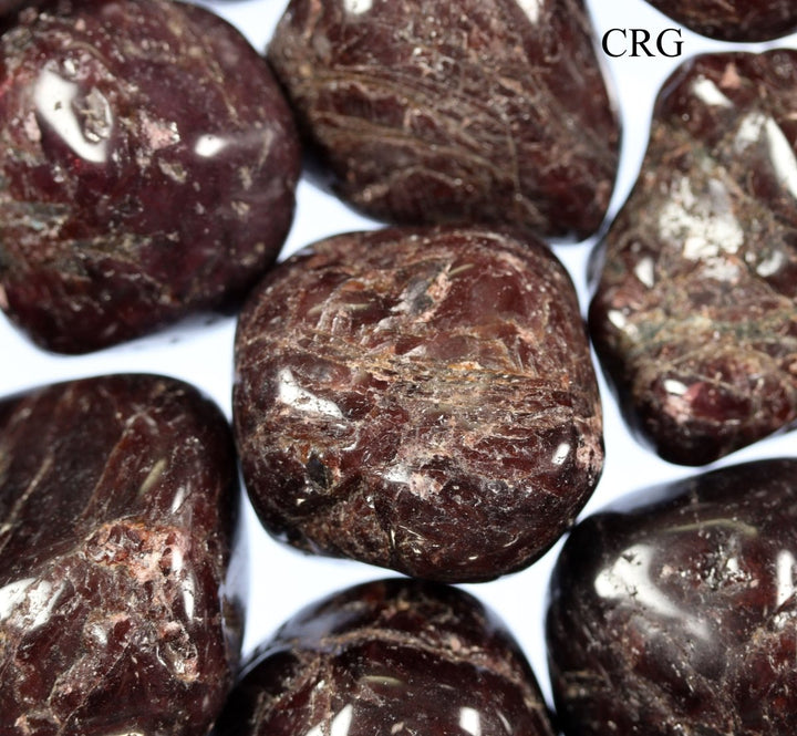 Tumbled Garnet / 20 - 40mm AVG - 1 KILO LOTCrystal River Gems