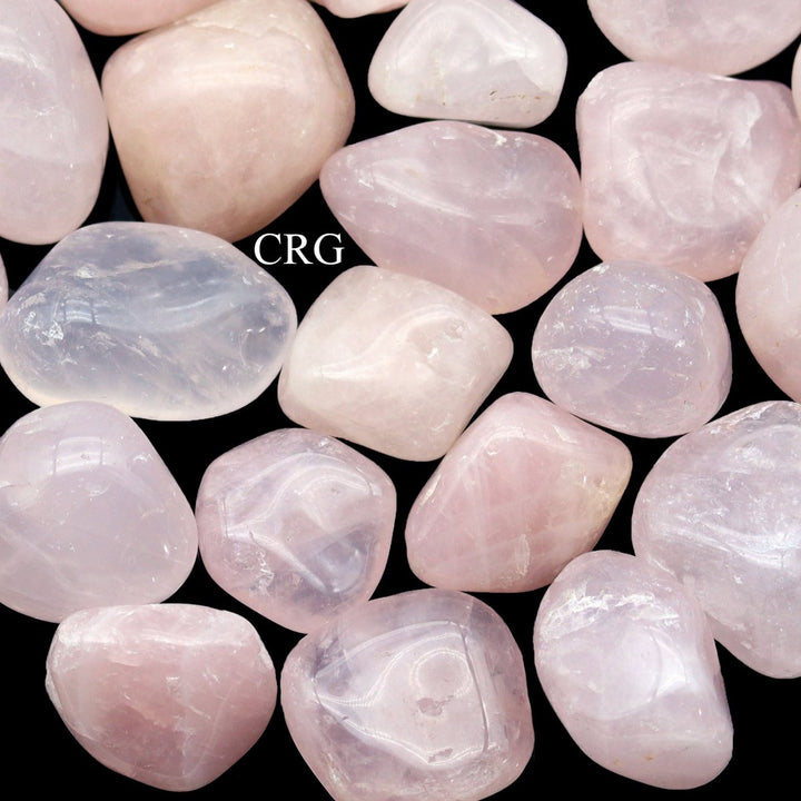 Tumbled Rose Quartz / 20 - 60mm AVG - 1 KILO LOTCrystal River Gems