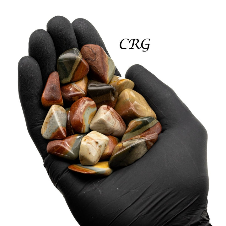 Tumbled Polychrome Desert Jasper / 1 - 2" AVG - 1 LB. LOTCrystal River Gems