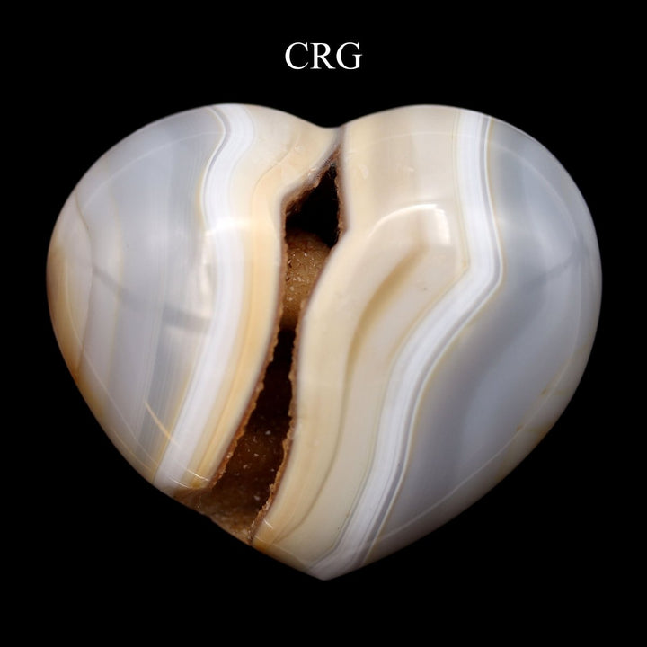Polished Agate Heart / 2.5" AVG - QTY 1Crystal River Gems