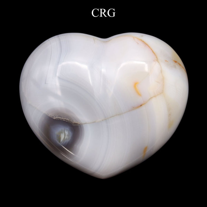Polished Agate Heart / 2.5" AVG - QTY 1Crystal River Gems