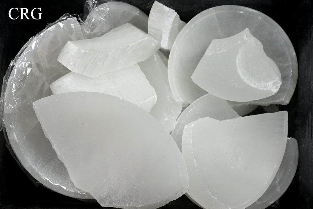 Broken Selenite Crystal Products / Damaged Products (10 Kilo)Crystal River Gems