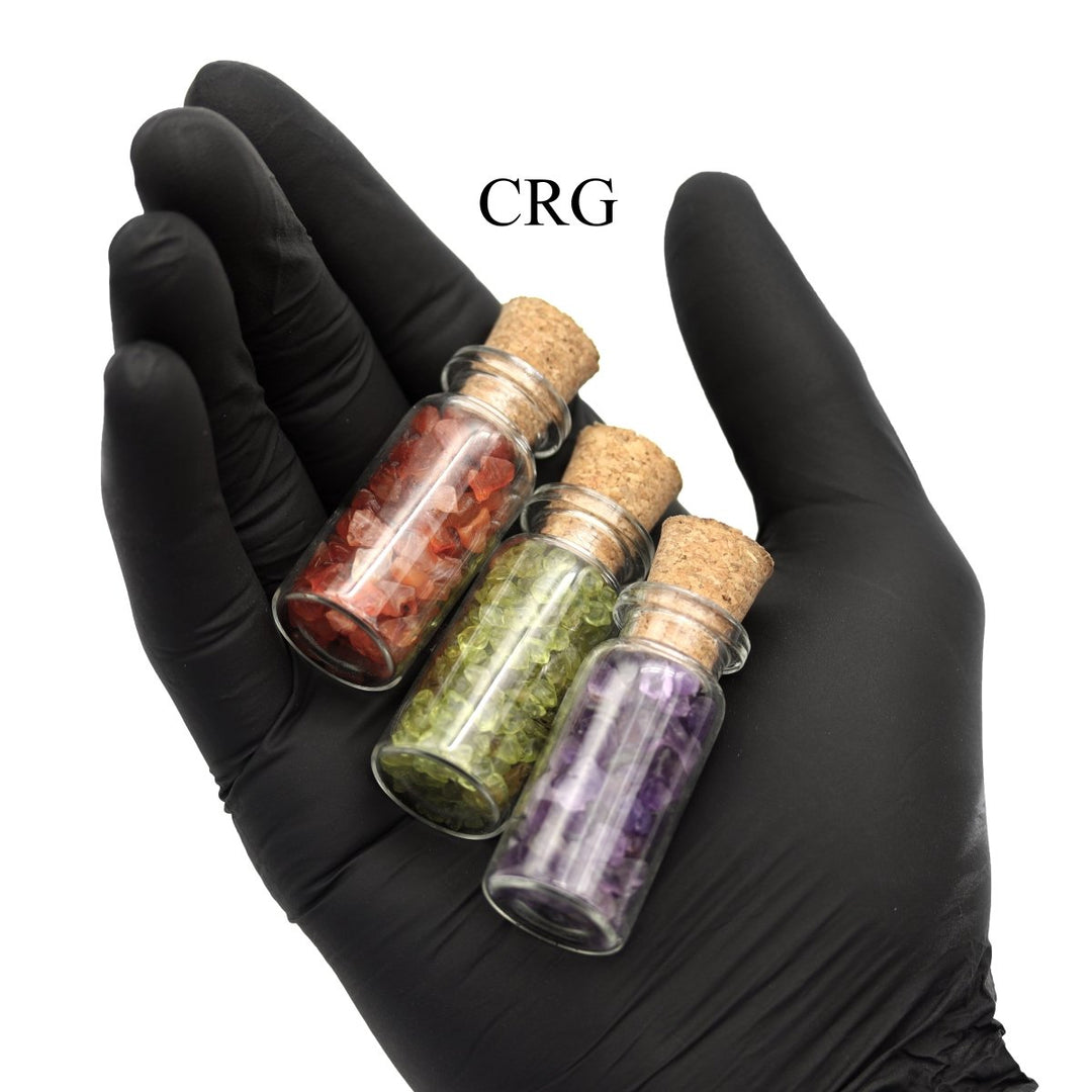 10 SETS / 80 BOTTLES Total - 8 Gemstone Bottles Per BoxCrystal River Gems