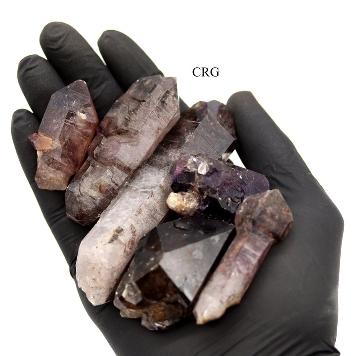 200 GRAM LOT - Shangaan Smoky Amethyst Scepters from Zimbabwe / 50 - 100mmCrystal River Gems