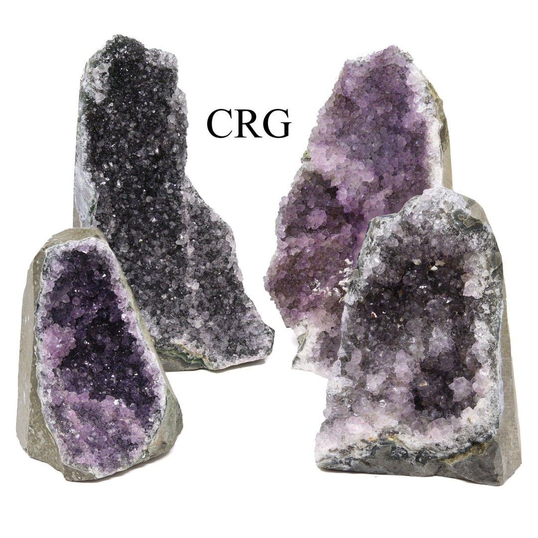 3 KILO LOT - Rough Amethyst Druzy W/ Cut Base - MIXED SIZESCrystal River Gems