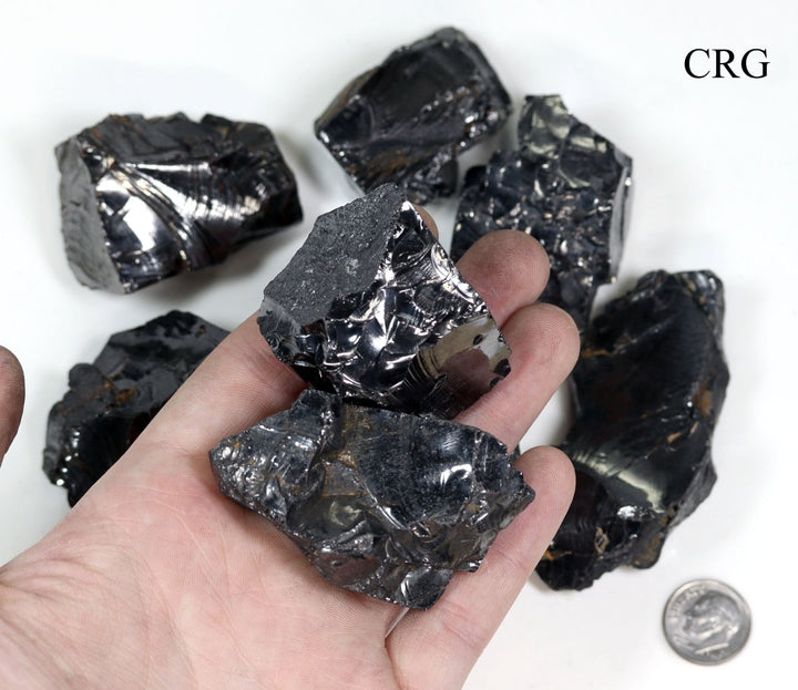 300 GRAM LOT - Elite Shungite from Russia / 31 - 40g AvgCrystal River Gems