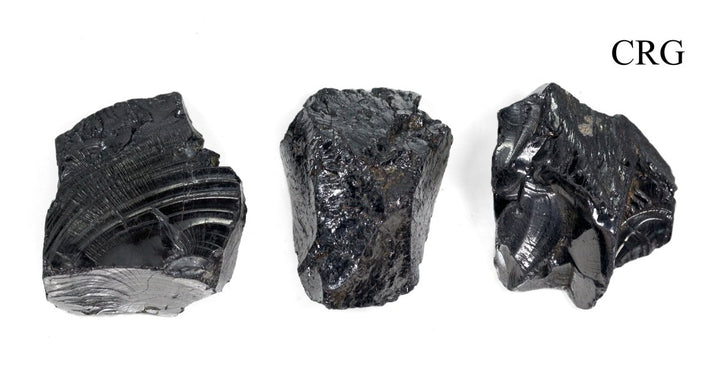 300 GRAM LOT - Elite Shungite from Russia Rough / 41 - 50g AvgCrystal River Gems