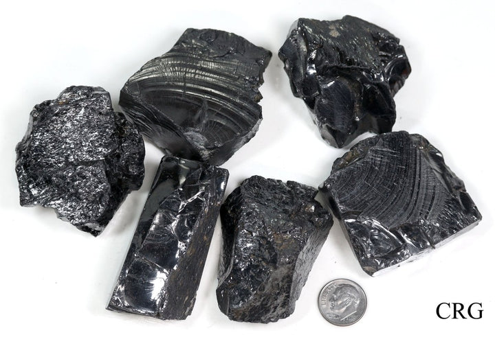 300 GRAM LOT - Elite Shungite from Russia Rough / 41 - 50g AvgCrystal River Gems