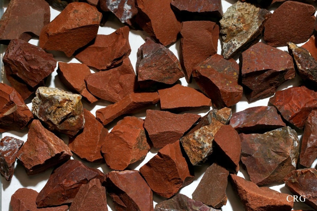 5 KILO LOT - Brazil Rough Red JasperCrystal River Gems