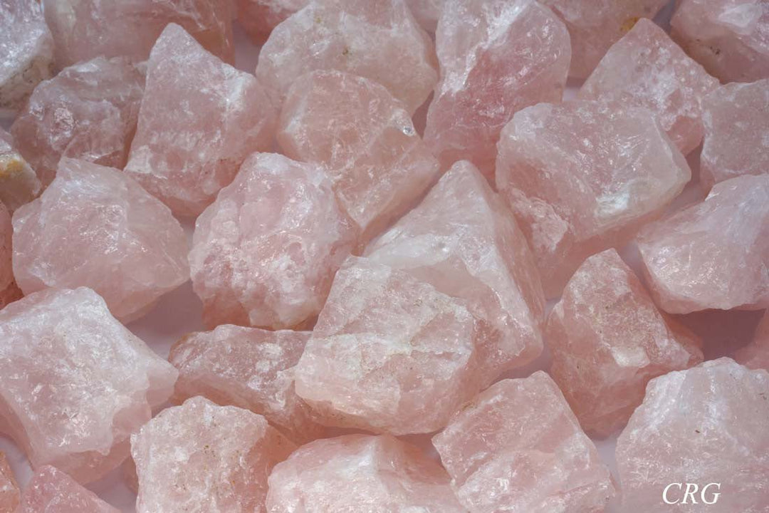 5 KILO LOT - Rose Quartz Rough from India / 25 - 40mm AvgCrystal River Gems
