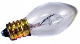 7 Watt Lamp Light Bulb (1 Piece) Size 2 Inches Clear Lamp and Rock Lamp BulbCrystal River Gems