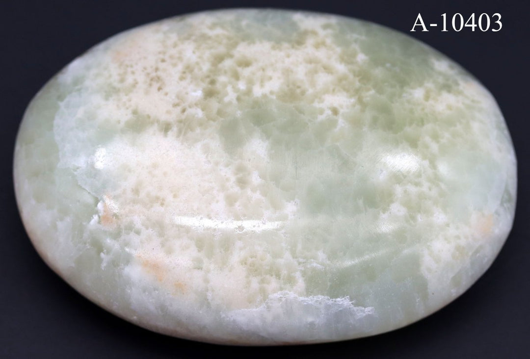 A - 10403 Genuine Caribbean Calcite Palm Stone 4.3 ozCrystal River Gems