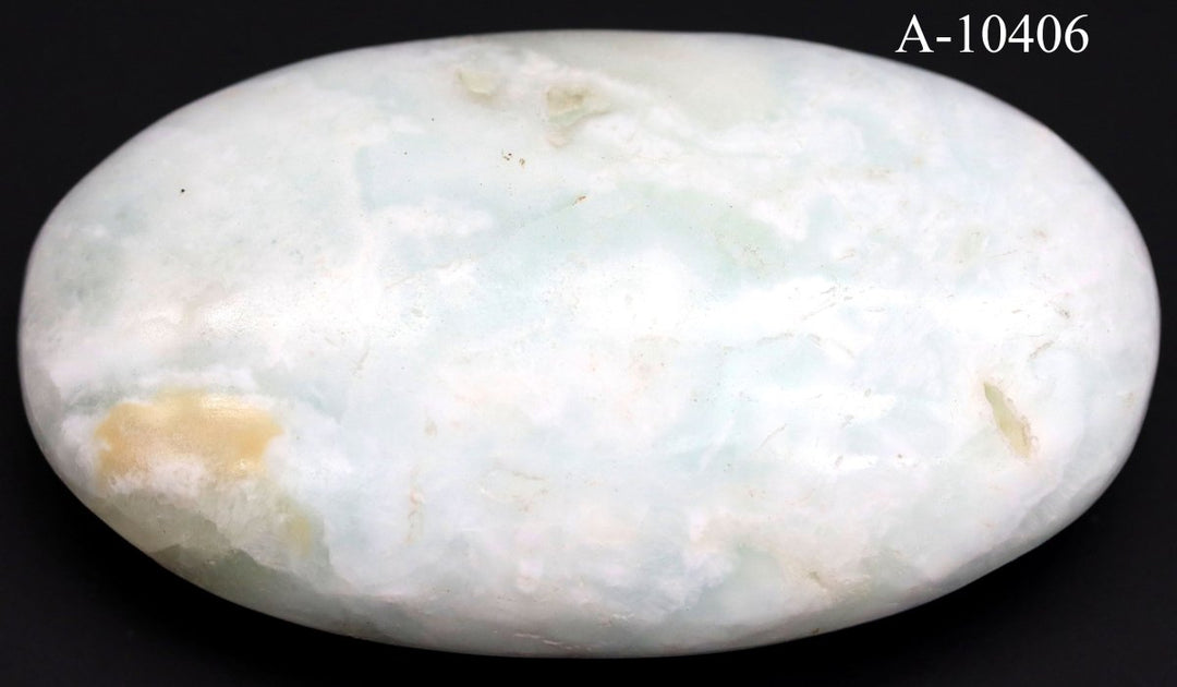 A-10406 Genuine Caribbean Calcite Palm Stone 3.6 oz