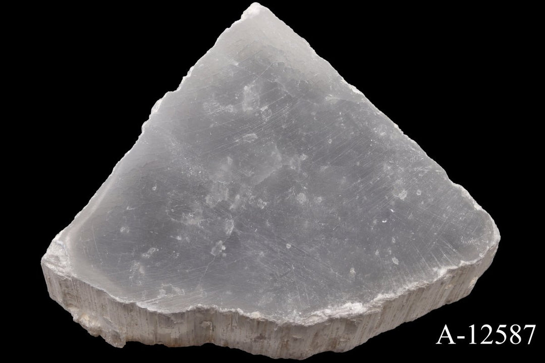 A - 12587 Selenite TV Rock - 10.5 ozCrystal River Gems