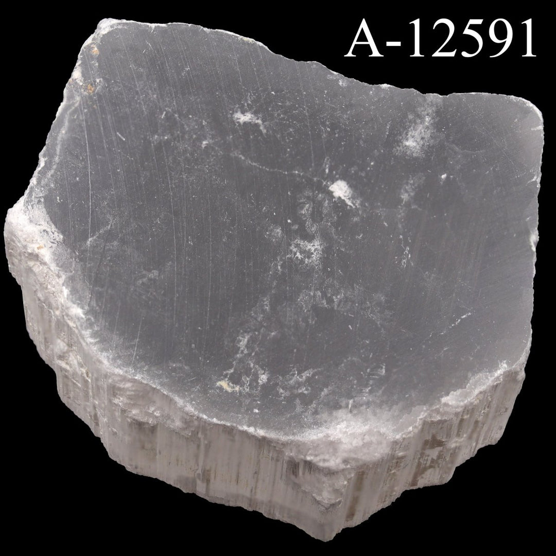 A-12591 Selenite TV Rock - 5.5 oz