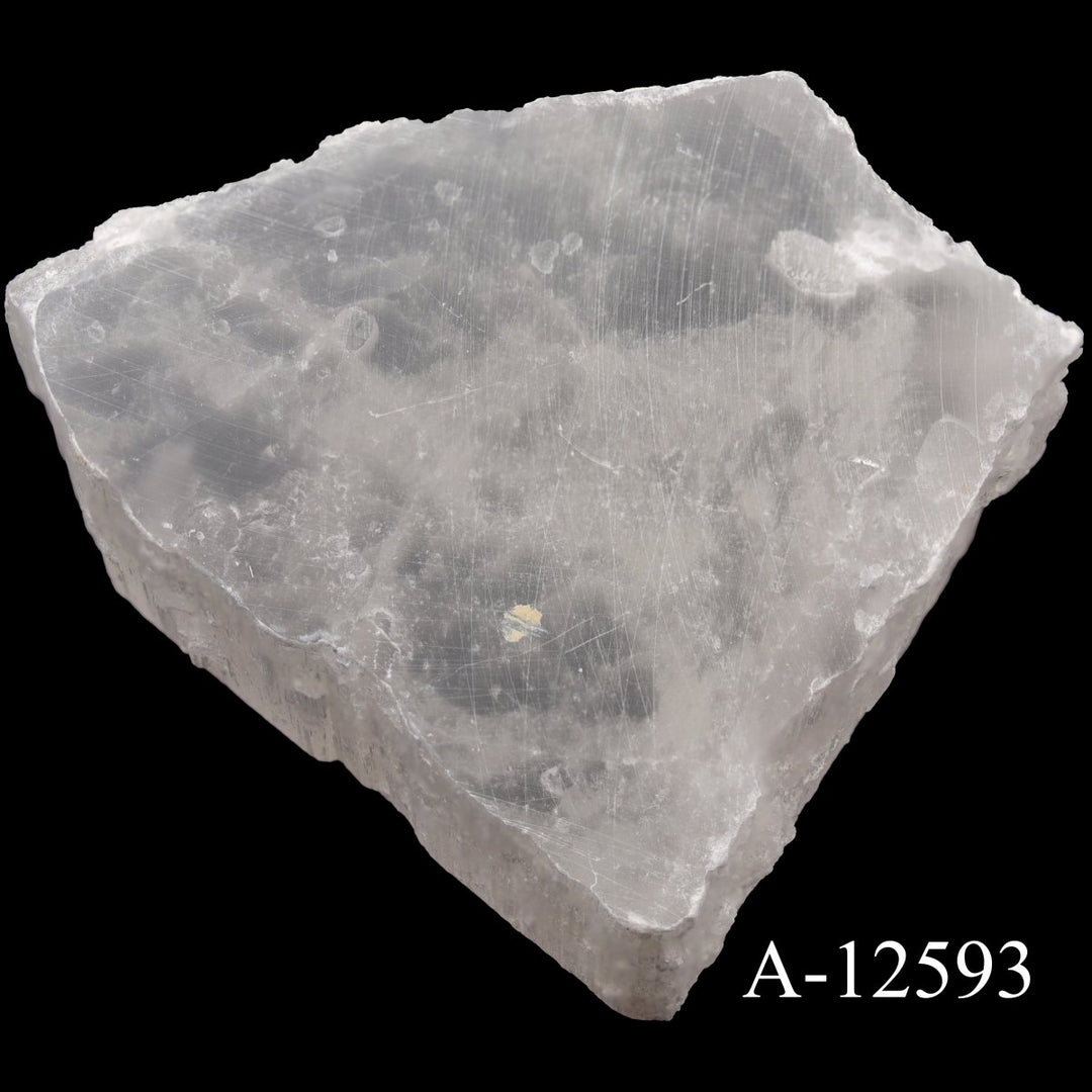 A - 12593 Selenite TV Rock - 8.4 ozCrystal River Gems