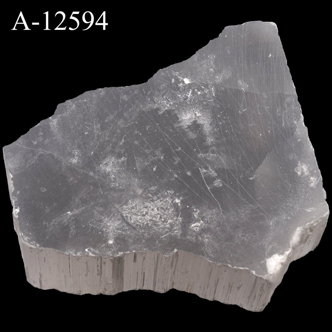 A - 12594 Selenite TV Rock - 6.8 ozCrystal River Gems