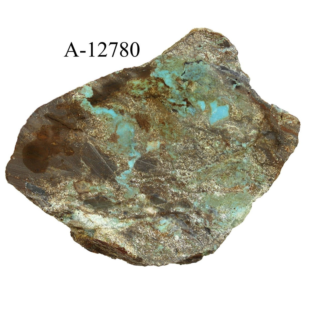 A - 12780 Turquoise with One Face Cut 4.5 ozCrystal River Gems