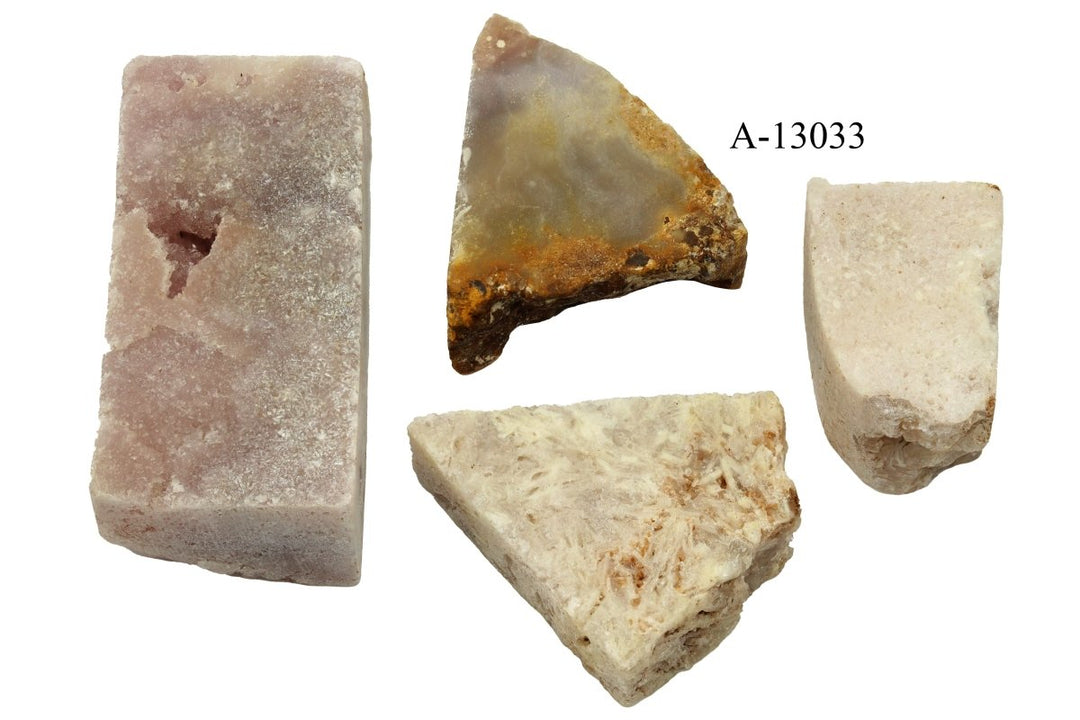A - 13033 Rough Pink Amethyst (4 pc. Lot) 5.0 ozCrystal River Gems