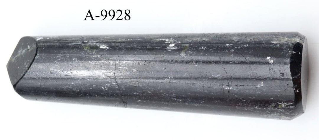 A - 9928 Black Tourmaline Full Polished Tower 7.4oz.Crystal River Gems