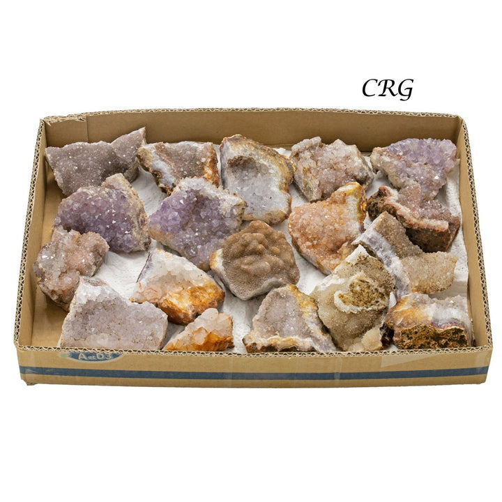 Amethyst Stalactite Geode from Morocco / WHOLESALE FLATCrystal River Gems