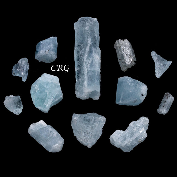 30 Gram Aquamarine Rough Crystals Premium Grade