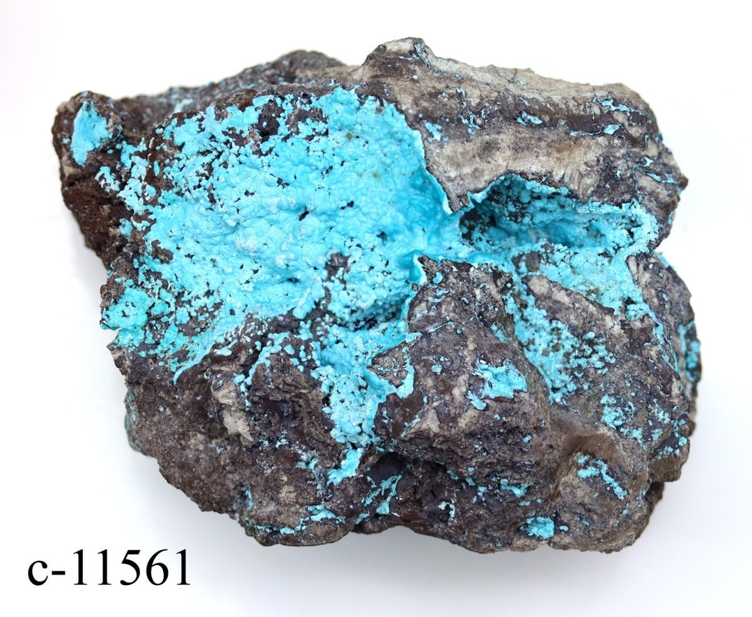 C - 11561 Rough Peru Chrysocolla 7.5 ozCrystal River Gems