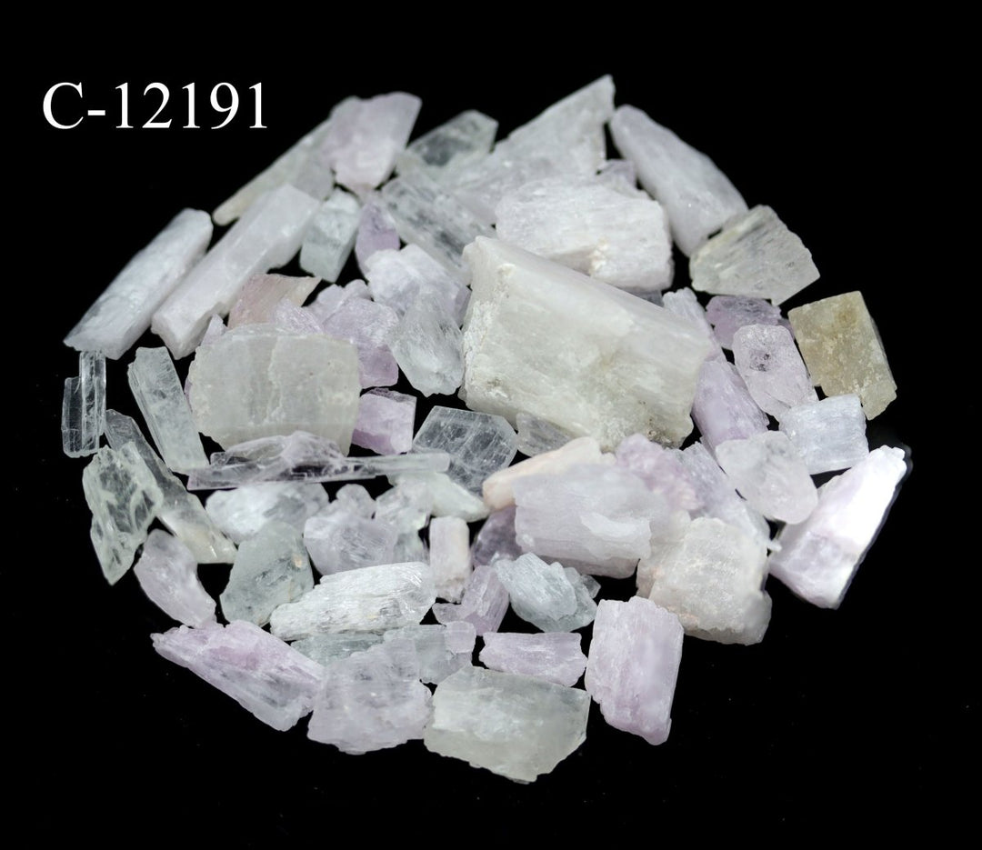 C - 12191 Rough Kunzite Crystal from Afghanistan 4oz lotCrystal River Gems