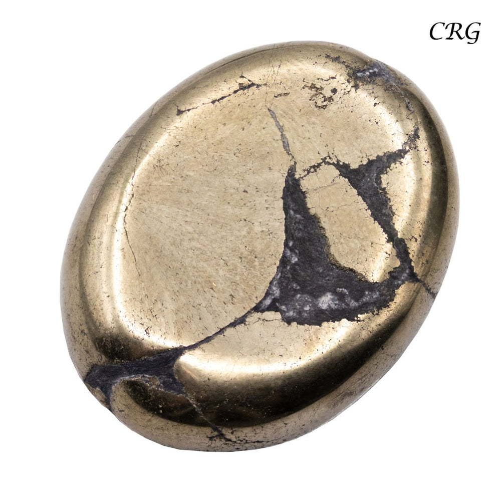75 GRAM LOT - Pyrite Cabochons / Mixed Sizes