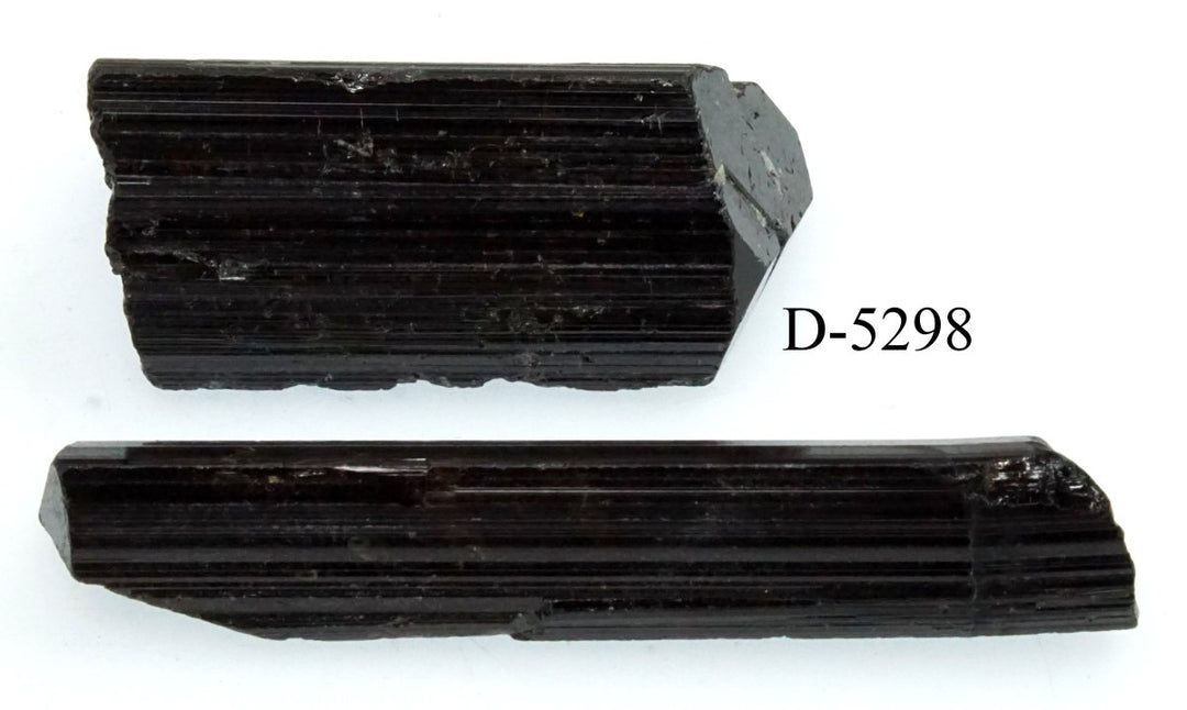 D-5298 Raw Black Tourmaline Crystals 0.7 oz
