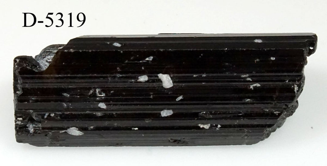 D-5319 Raw Black Tourmaline Crystals 0.7oz