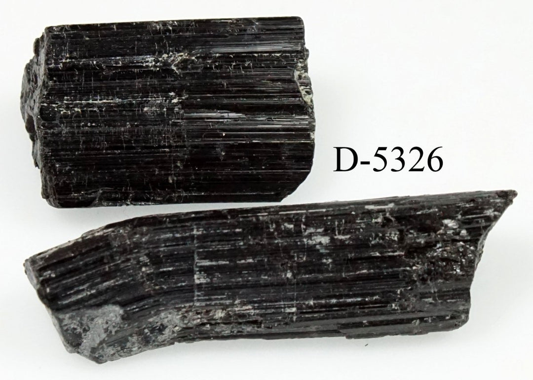 D - 5326 Raw Black Tourmaline Crystals 0.6ozCrystal River Gems
