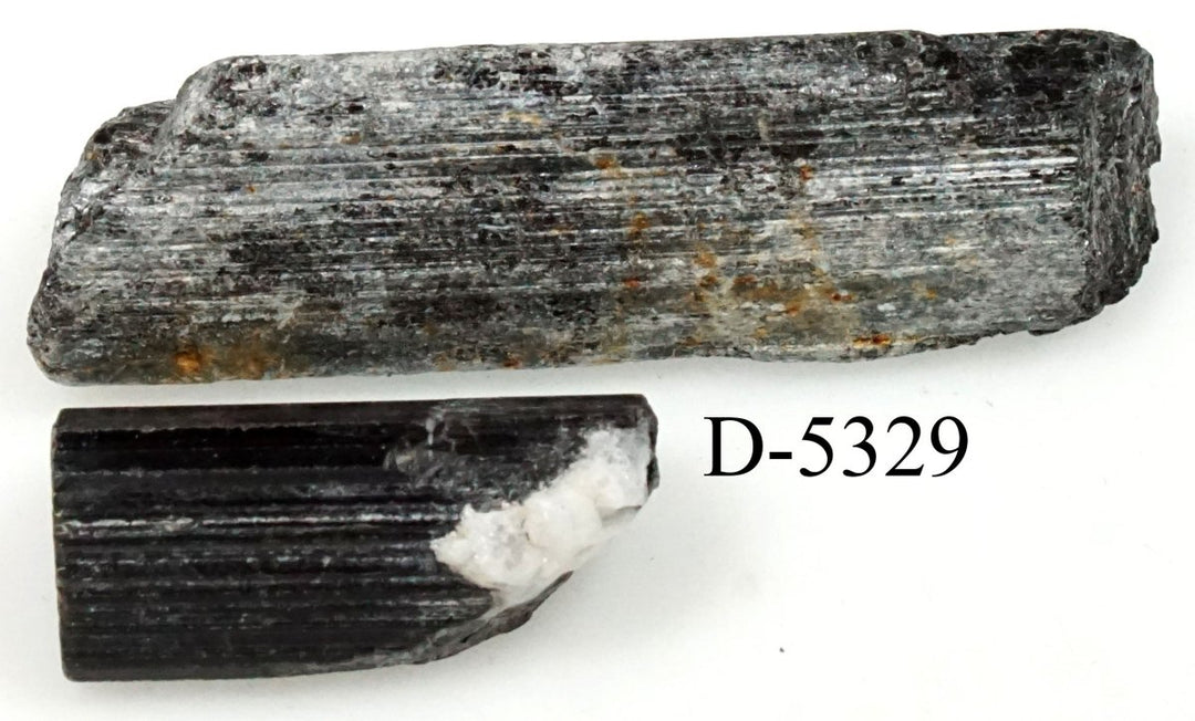 D-5329 Raw Black Tourmaline Crystals 0.6oz