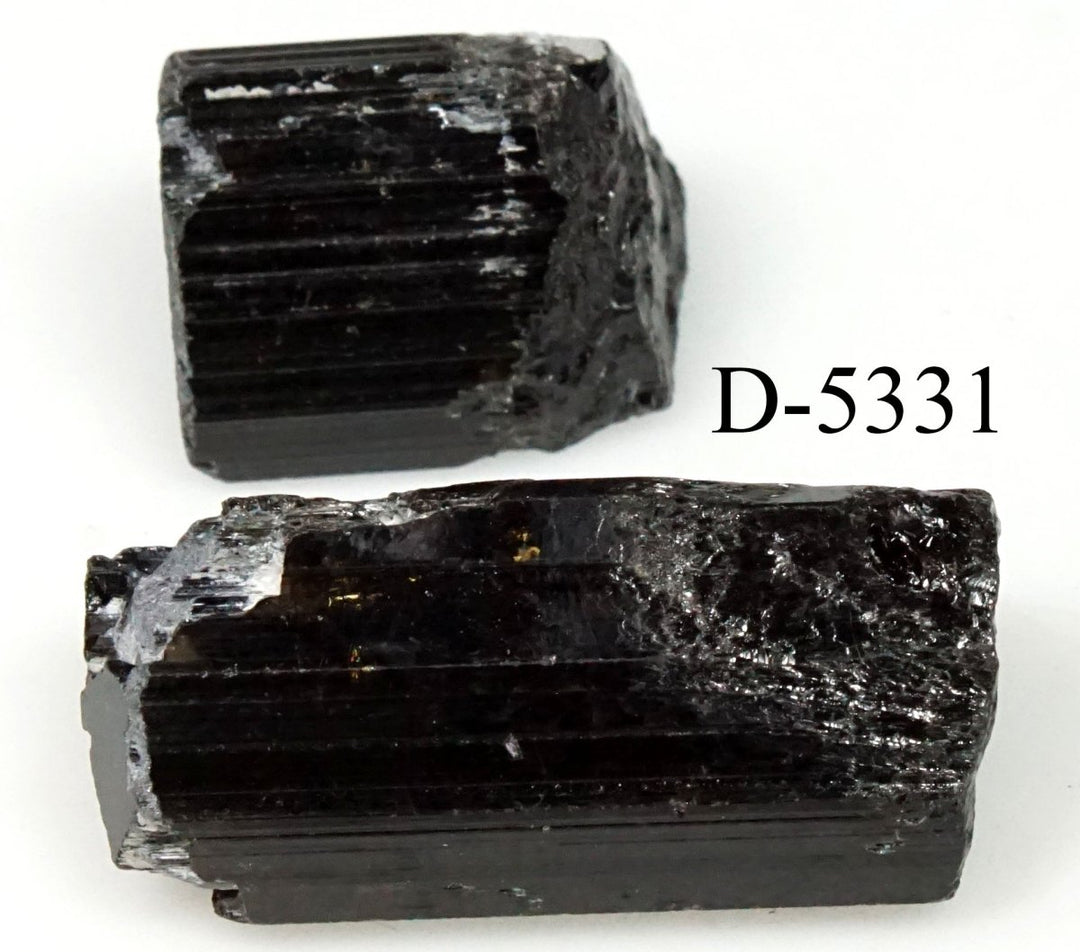 D - 5331 Raw Black Tourmaline Crystals 1.0ozCrystal River Gems