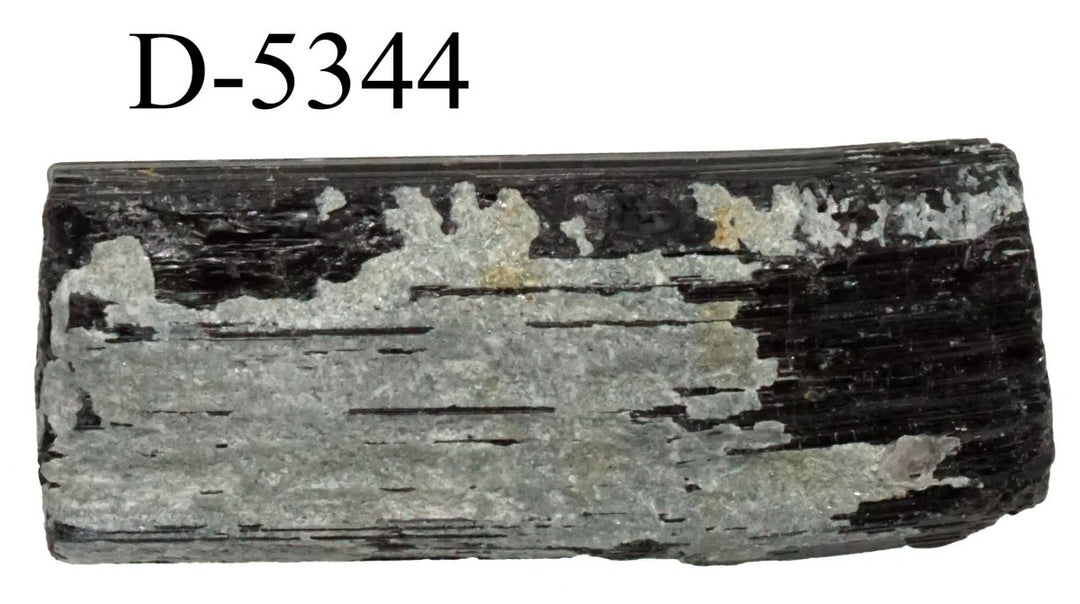 D - 5344 Raw Black Tourmaline Crystals 0.6ozCrystal River Gems