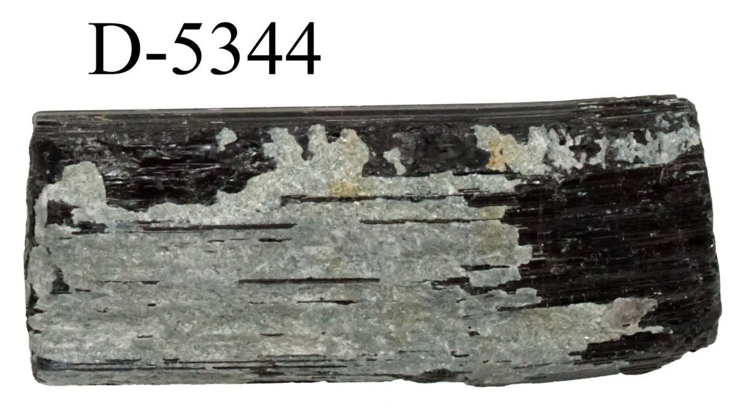 D-5344 Raw Black Tourmaline Crystals 0.6oz