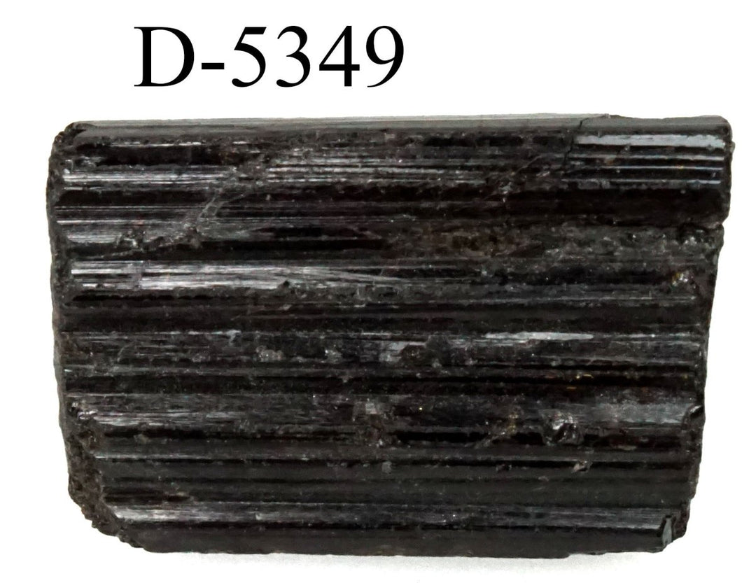 D-5349 Raw Black Tourmaline Crystals 0.6oz