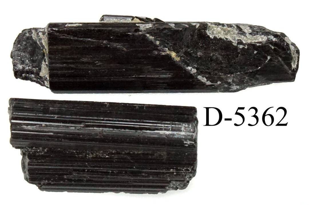D-5362 Raw Black Tourmaline Crystals 1.0oz