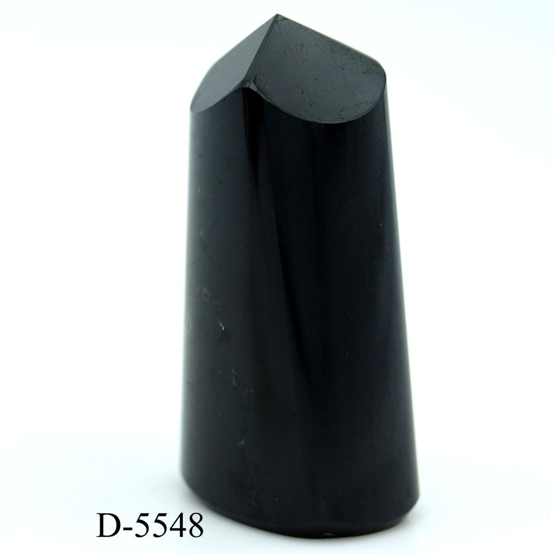 D - 5548 Black Tourmaline Polished Tower 7.1ozCrystal River Gems